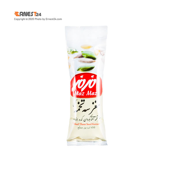 مغز سه تخمه نمکی مزمز وزن 35 گرم عکس استفاده شده در سایت ارنست 24 - ernest24.com
