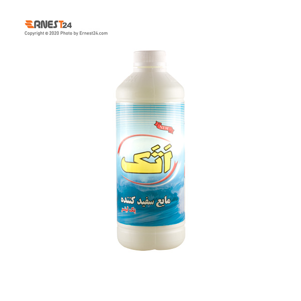 مایع سفید کننده اتک حجم 1 لیتر عکس استفاده شده در سایت ارنست 24 - ernest24.com