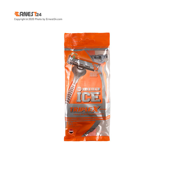 تیغ اصلاح آیس مدل Triplex Sport پنج عددی عکس استفاده شده در سایت ارنست 24 - ernest24.com