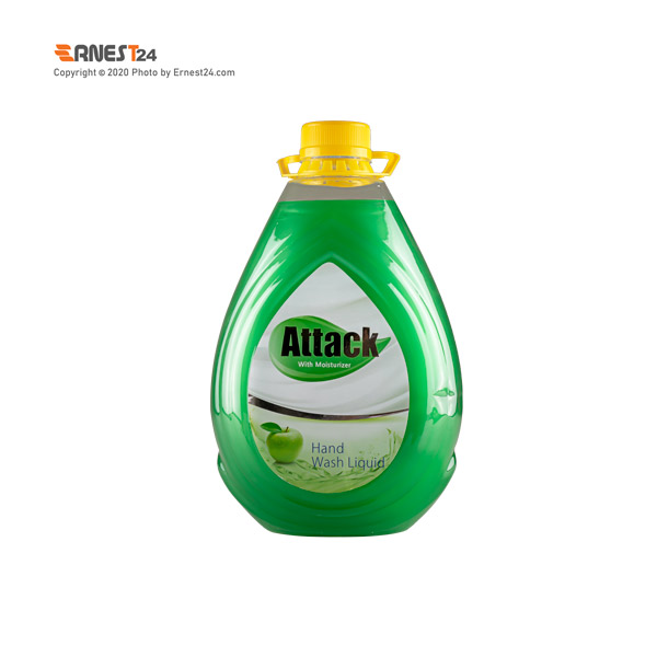 مایع دستشویی سبز اتک حجم 2500 میلی لیتر عکس استفاده شده در سایت ارنست 24 - ernest24.com