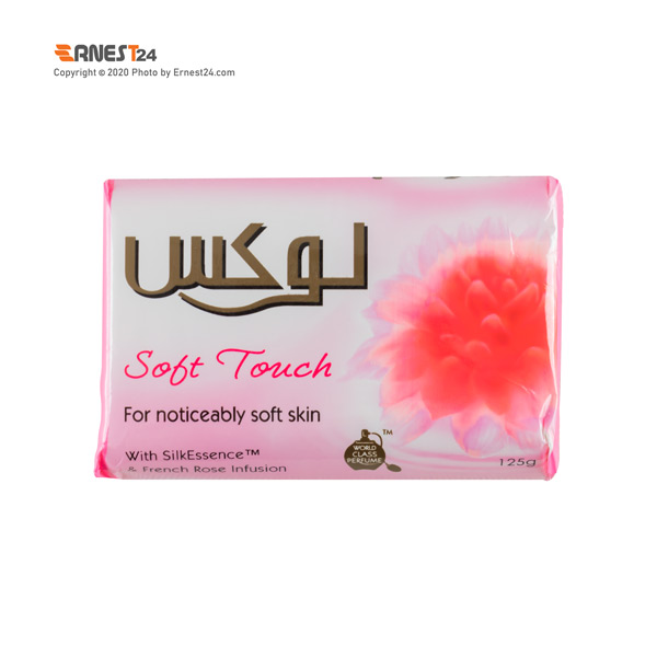 صابون لوکس مدل Soft Touch وزن ۱۲۵ گرم