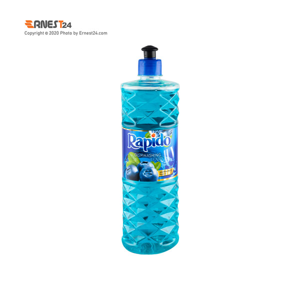 مایع ظرفشویی راپیدو با رایحه بلوبری وزن 900 گرم عکس استفاده شده در سایت ارنست 24 - ernest24.com